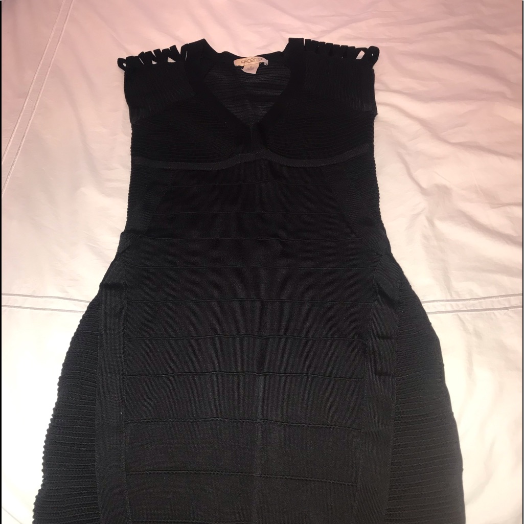 Arden B Brand Black Lycra Bandage Size M Dress Arden B Brand Black Lycra Bandage Size M Dress